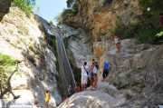 De Dimosari watervallen bij Nidri op Lefkas